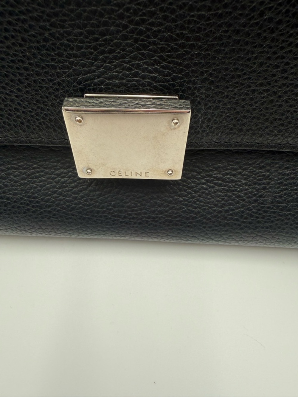 Vintage black Celine trapeze bag - Picture 2 of 12